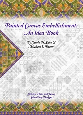 Painted Canvas Embellishment by Carole Lake & Michael Boren