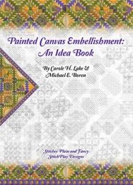Painted Canvas Embellishment by Carole Lake & Michael Boren