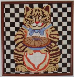 The Needlepoint Cat by William Halsey Brister