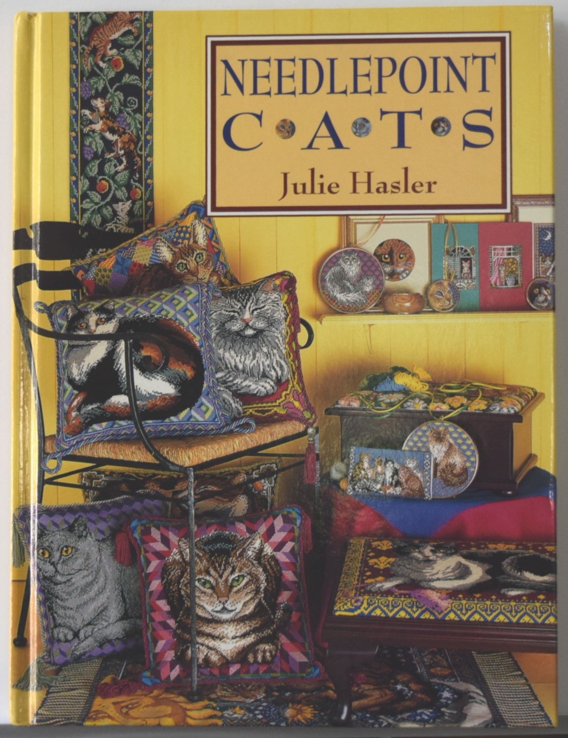 Needlepoint Cats by Julie Hasler