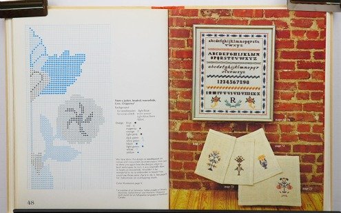 Lisbeth Perrone's Folk Art in Needlepoint and Cross-Stitch